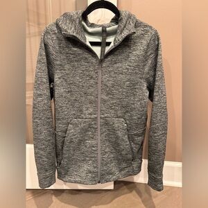 Men’s Lululemon Athletica Heathered Gray Zip-Up Jacket Hoodie size XS